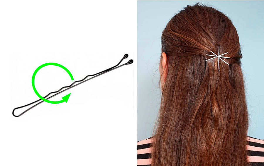 Хитрость: как обкрутить хвост прядью без неведимки