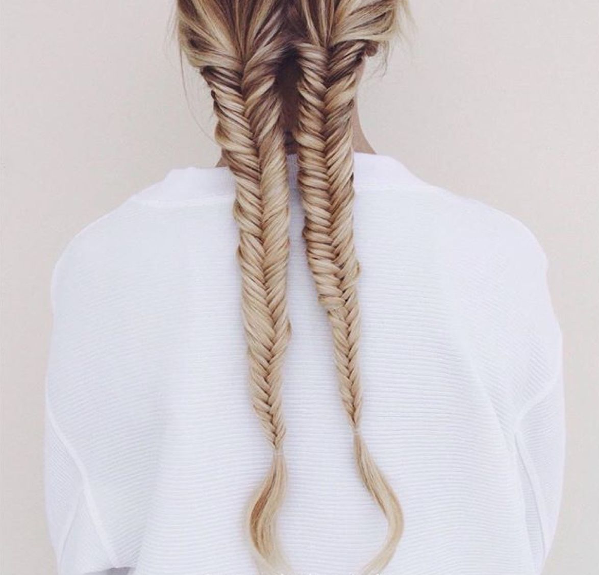 Летняя косичка «рыбий хвост»