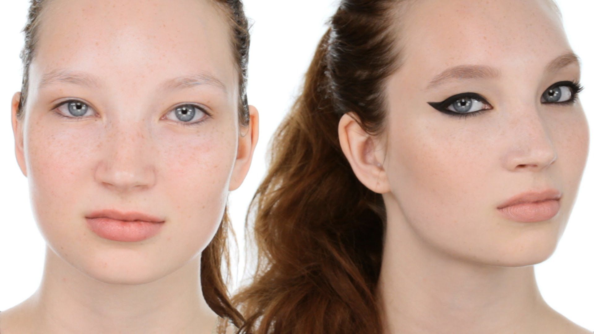 Макияж несимметричных глаз