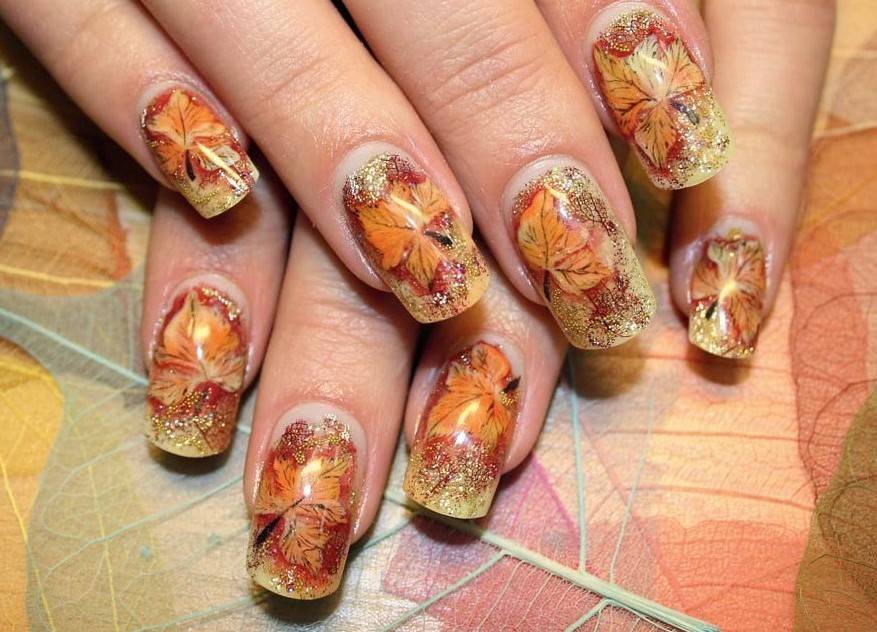 Осенний маникюр 2013