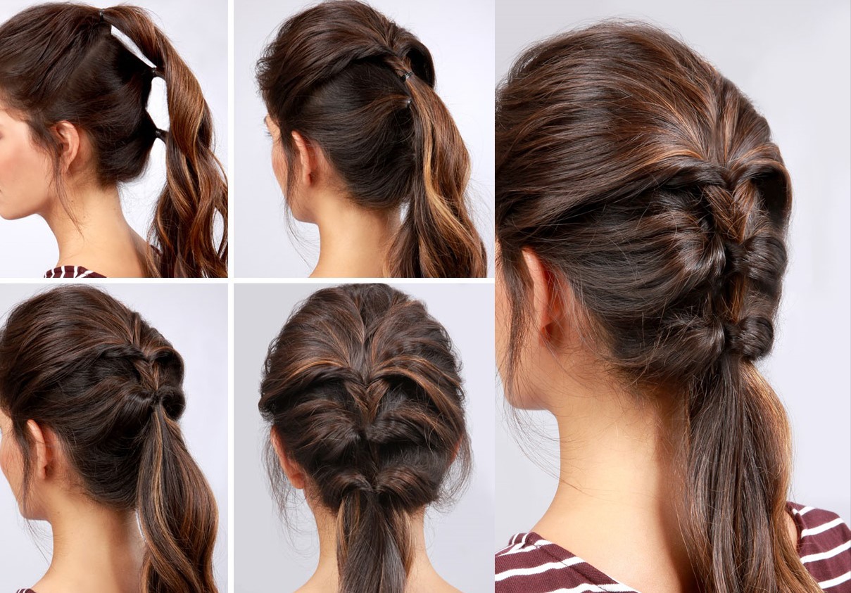 3 быстрые прически на каждый день