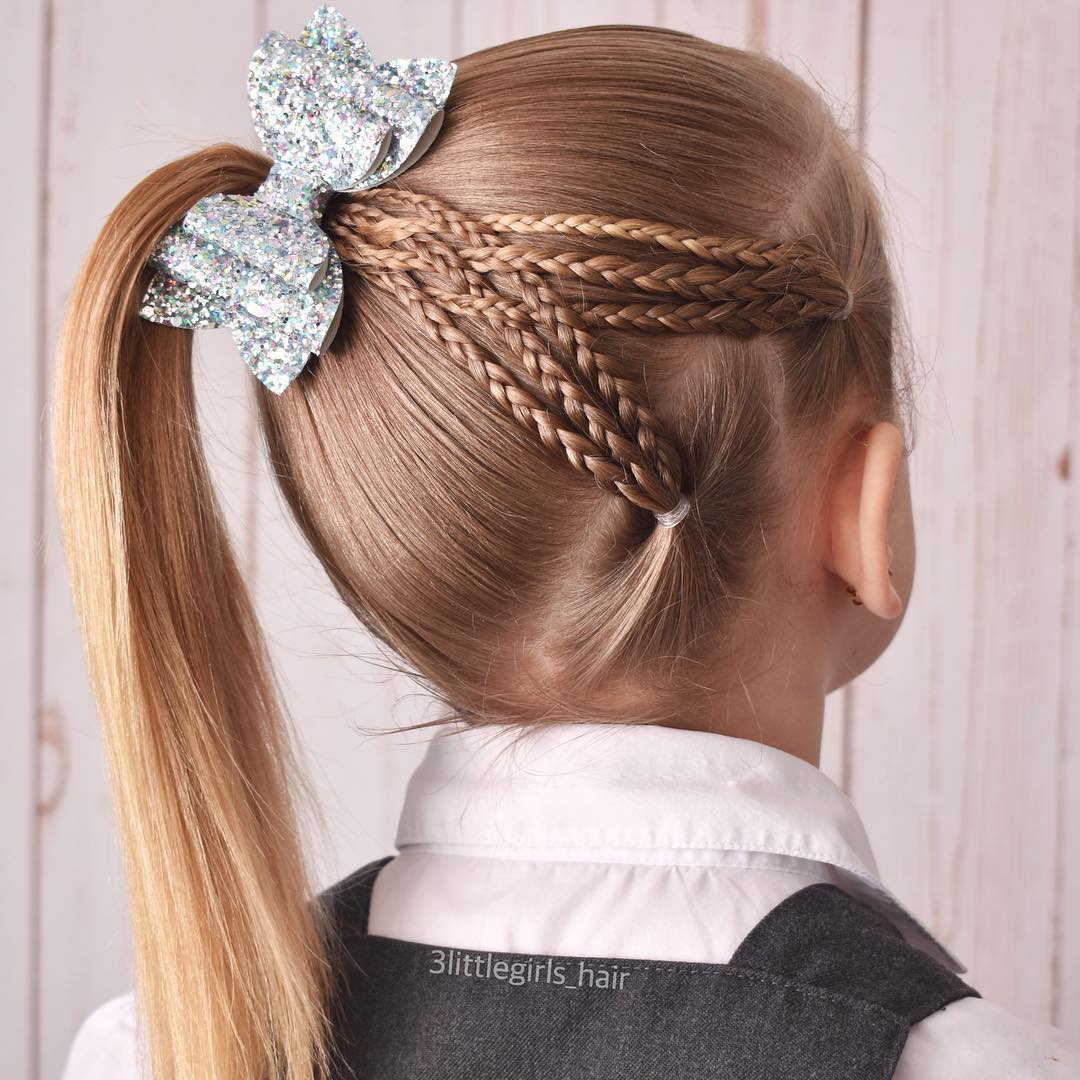 Прически на 1 сентября