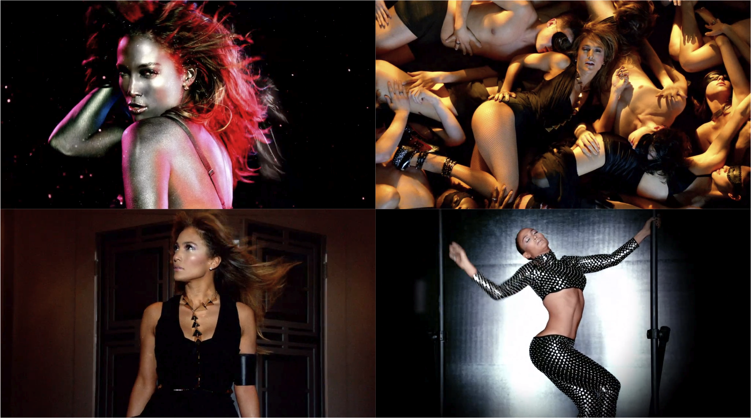 Высокий пучок как у Дженнифер Лопез в клипе «Dance Again»