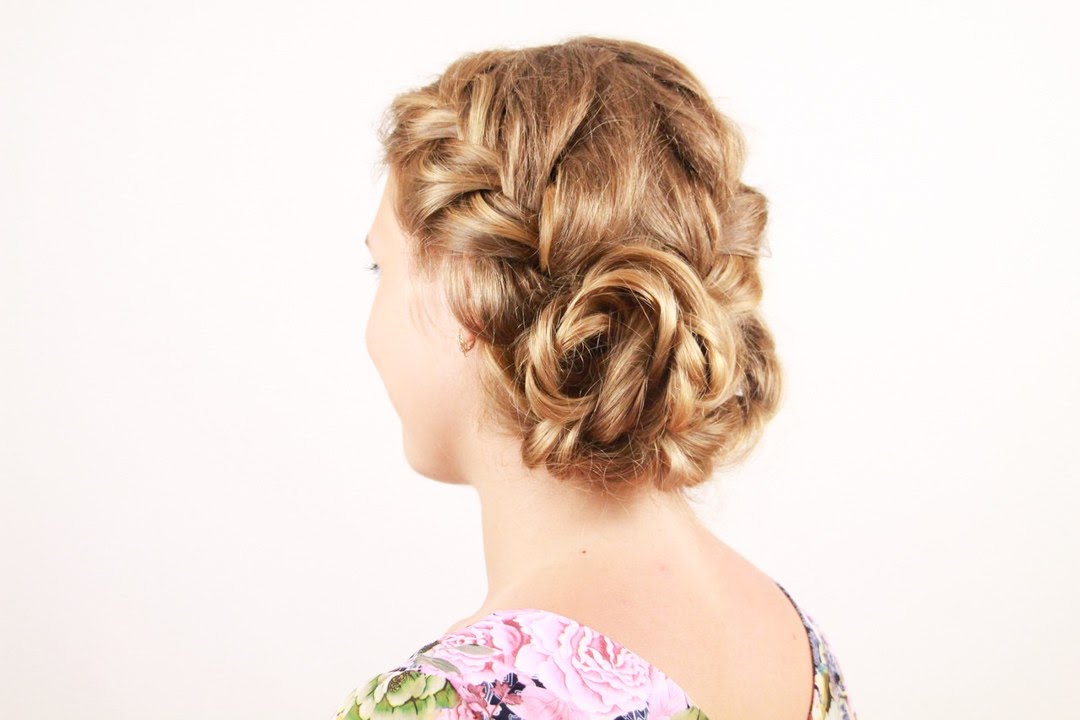 Коктейльная прическа видео урок