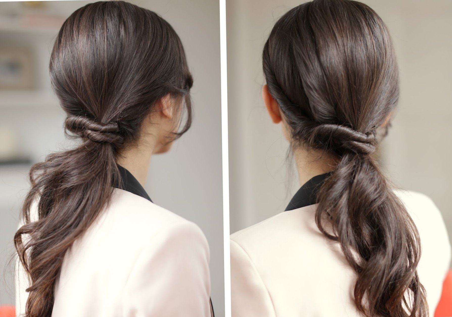 Хвост на каждый день для школы или работы