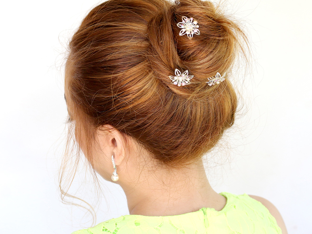 3 прически на вечер своими руками с заколками