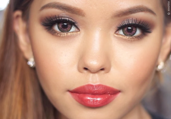 Макияж для карих глаз фото