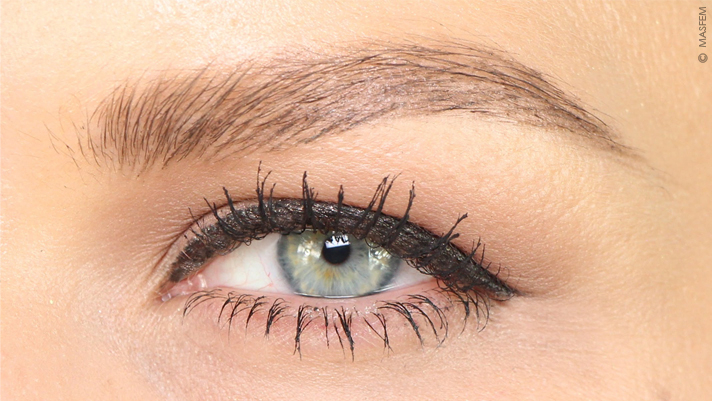 Широкие брови