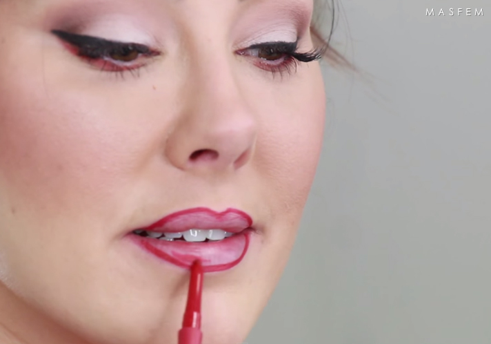 Макияж в стиле ретро Макияж в стиле ретро