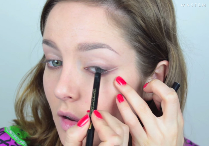 Двойные стрелки на глазах Двойные стрелки на глазах