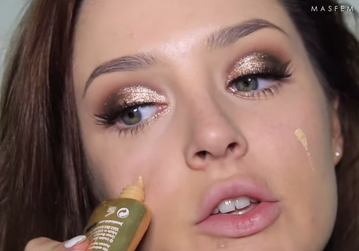 Вечерний макияж золотой Вечерний макияж золотой