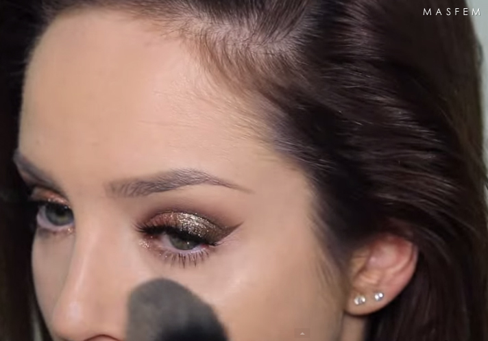 Вечерний макияж золотой Вечерний макияж золотой