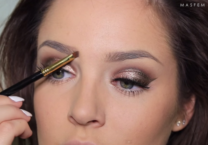Вечерний макияж золотой Вечерний макияж золотой
