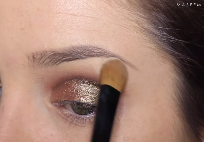 Вечерний макияж золотой Вечерний макияж золотой