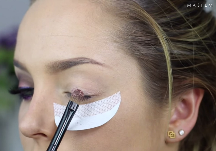 Макияж с цветной подводкой Макияж с цветной подводкой