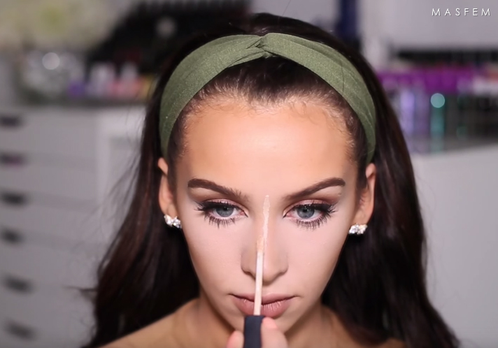 Как уменьшить нос с помощью макияжа Как уменьшить нос с помощью макияжа