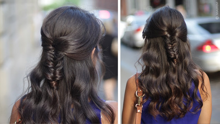 Прическа за 5 минут в школу Прическа за 5 минут в школу