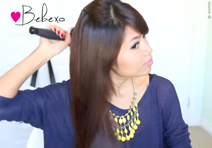 Необычная коса из 3 прядей путанная плетение видео фото