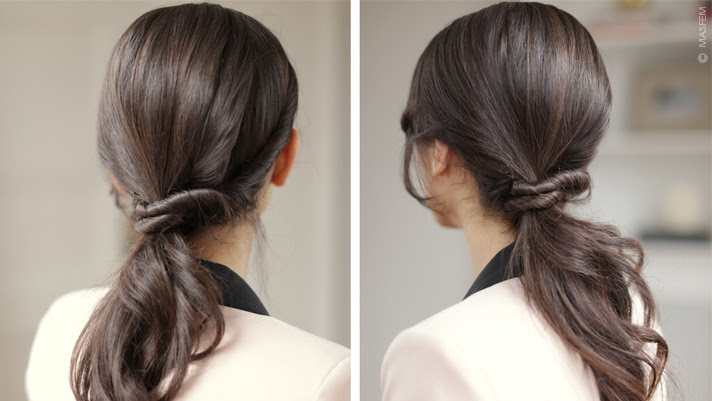 Прическа с хвостом Прическа с хвостом