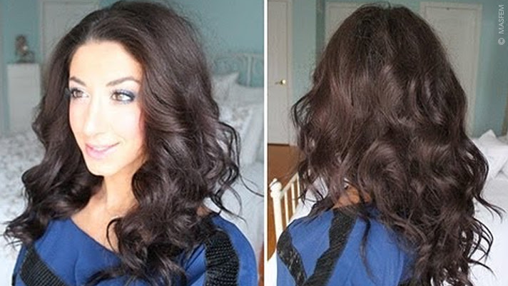 Крупные локоны в домашних условиях Крупные локоны в домашних условиях