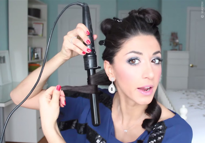 Крупные локоны в домашних условиях Крупные локоны в домашних условиях