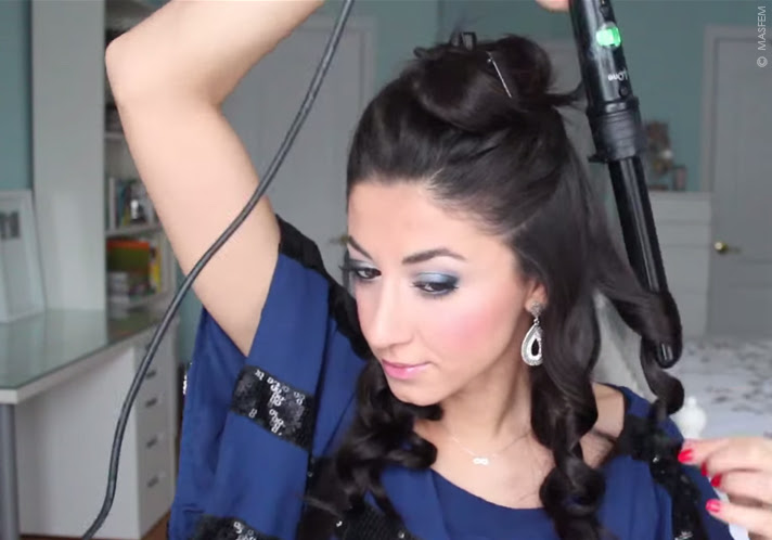 Крупные локоны в домашних условиях Крупные локоны в домашних условиях