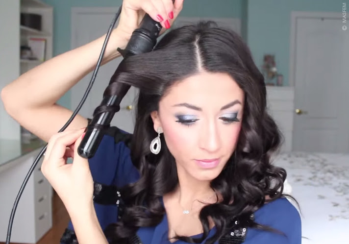 Крупные локоны в домашних условиях Крупные локоны в домашних условиях