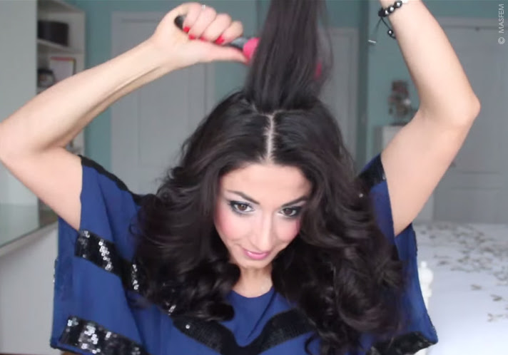 Крупные локоны в домашних условиях Крупные локоны в домашних условиях