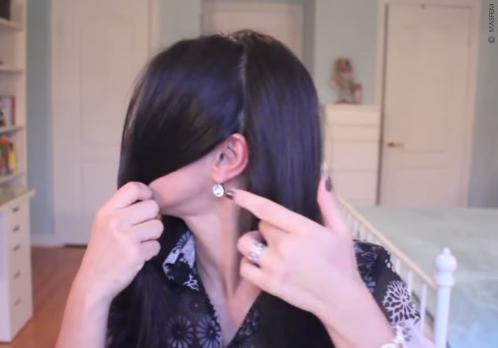 Пучок с косами Пучок с косами