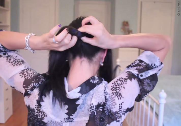 Пучок с косами Пучок с косами