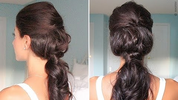 Прическа конский хвост фото Прическа конский хвост фото