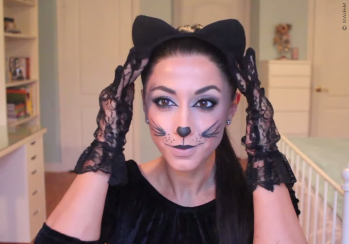 Кошачьи ушки волосы прическа хеллоуин маскарад Кошачьи ушки волосы прическа хеллоуин маскарад