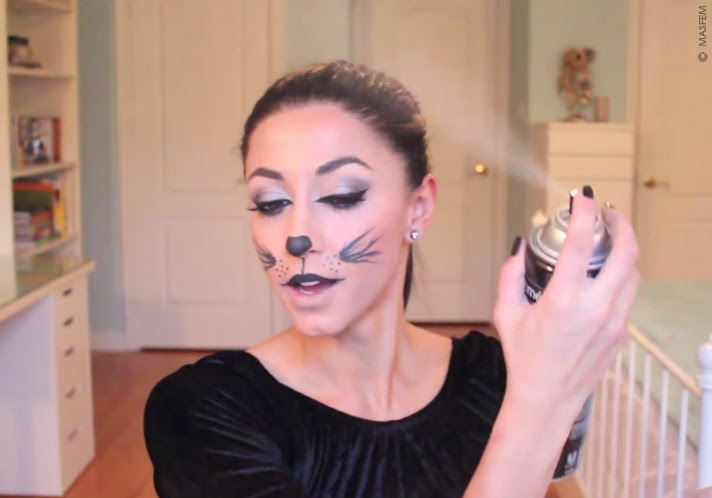 Кошачьи ушки волосы прическа хеллоуин маскарад Кошачьи ушки волосы прическа хеллоуин маскарад