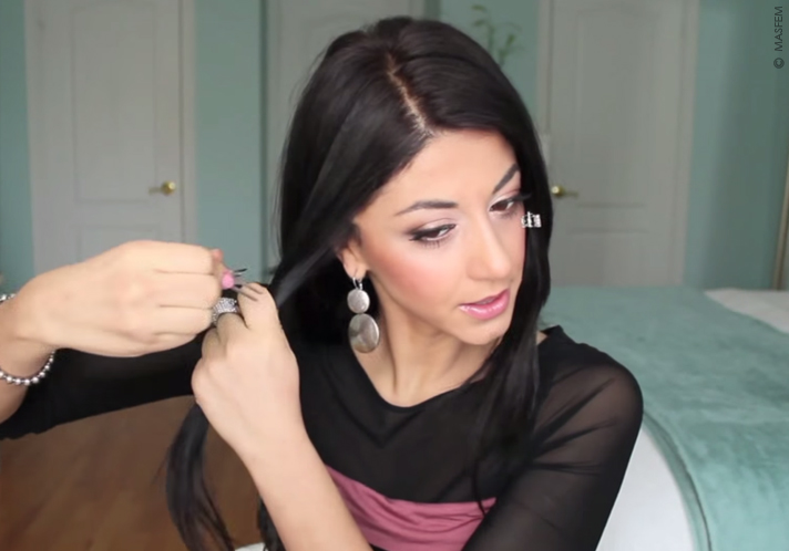 Завивка волос крупные локоны плойкой Завивка волос крупные локоны плойкой