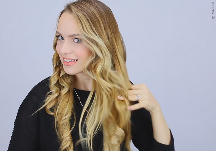 Как накрутить волосы плойкой видео Как накрутить волосы плойкой видео