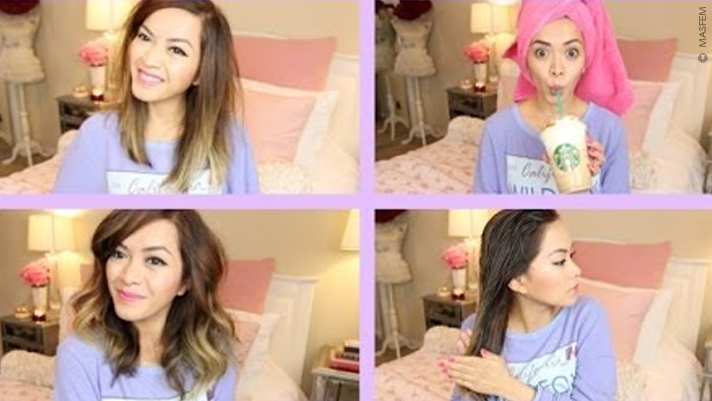 Укладка волнами на средние волосы Укладка волнами на средние волосы