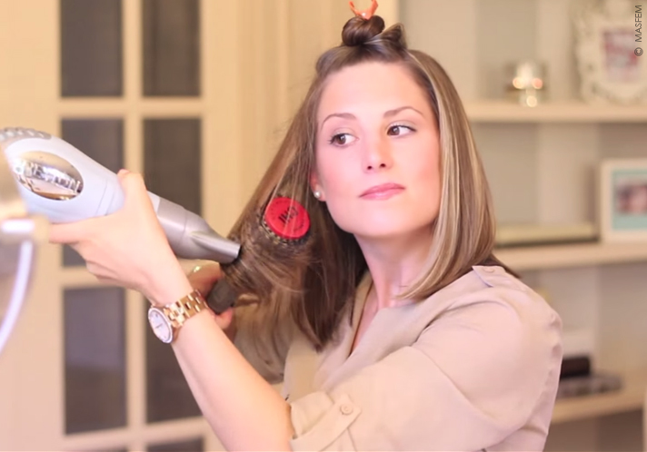 Укладка волос феном Укладка волос феном