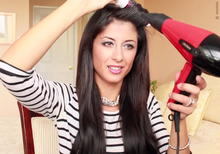 Как уложить челку прямо Как уложить челку прямо