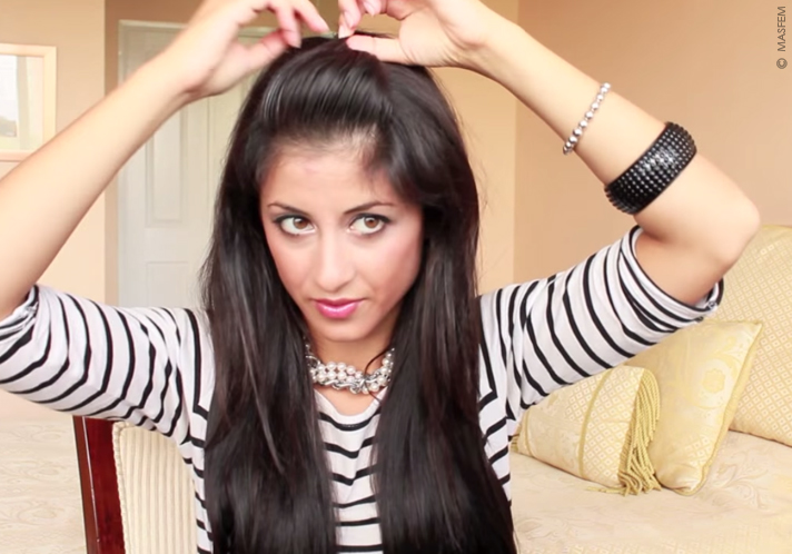 Как уложить челку прямо Как уложить челку прямо