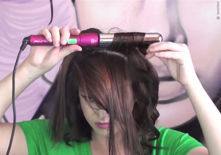 Объемная прически на средние волосы Объемная прически на средние волосы