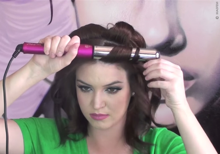 Объемная прически на средние волосы Объемная прически на средние волосы