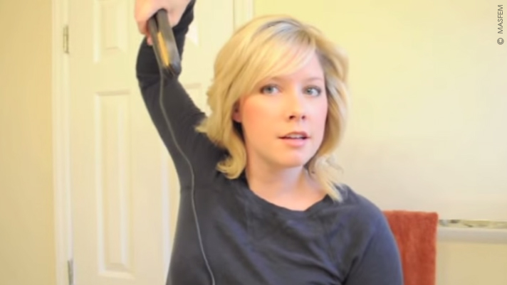 Как красиво уложить челку Как красиво уложить челку