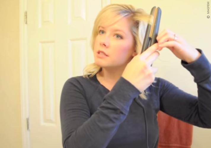 Как красиво уложить челку Как красиво уложить челку