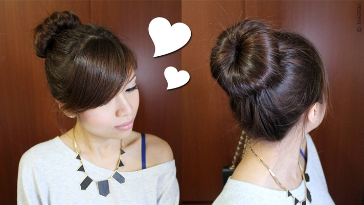 Прически с бубликом для волос Прически с бубликом для волос