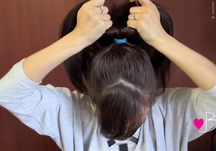 Прически с бубликом для волос Прически с бубликом для волос