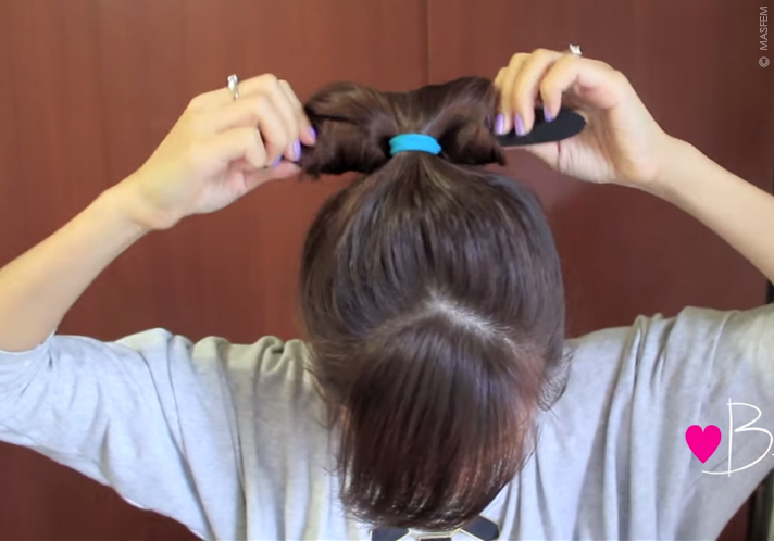 Прически с бубликом для волос Прически с бубликом для волос