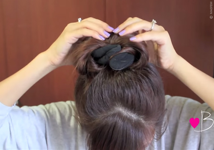 Прически с бубликом для волос Прически с бубликом для волос