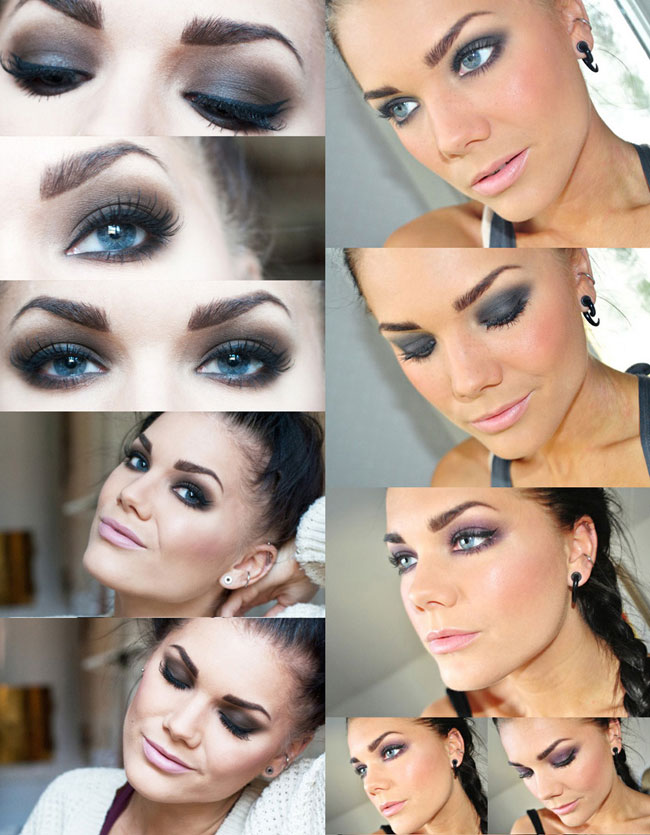 Темный макияж глаз Темный макияж глаз