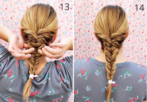 Плетем рыбий хвост Плетем рыбий хвост