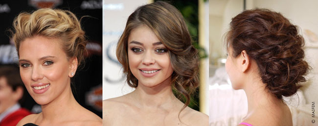 Небрежная прическа на выпускной Небрежная прическа на выпускной